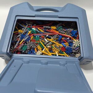 3 lbs K’NEX Bulk Lot with Carry Case – Rods, Connectors & Gears
